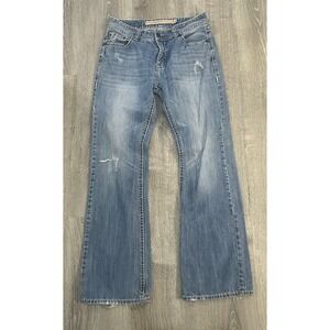 Rock and Roll Denim Men's Pistol Med 34/33 Bootcut Jeans - M0D1612